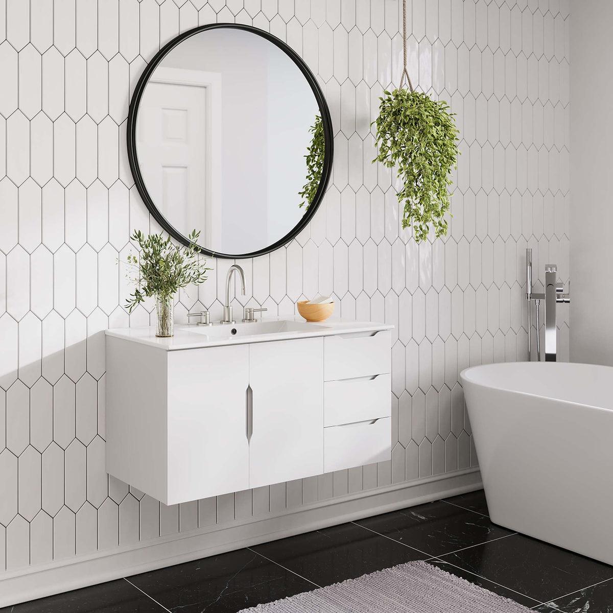 Vitality Bathroom Cabinet Basin Not Included