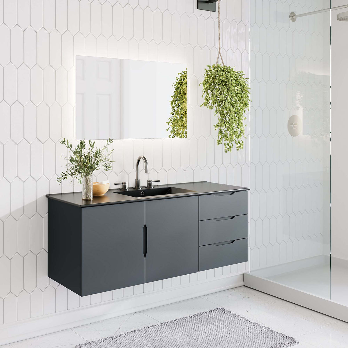 Vitality Bathroom Cabinet Basin Not Included