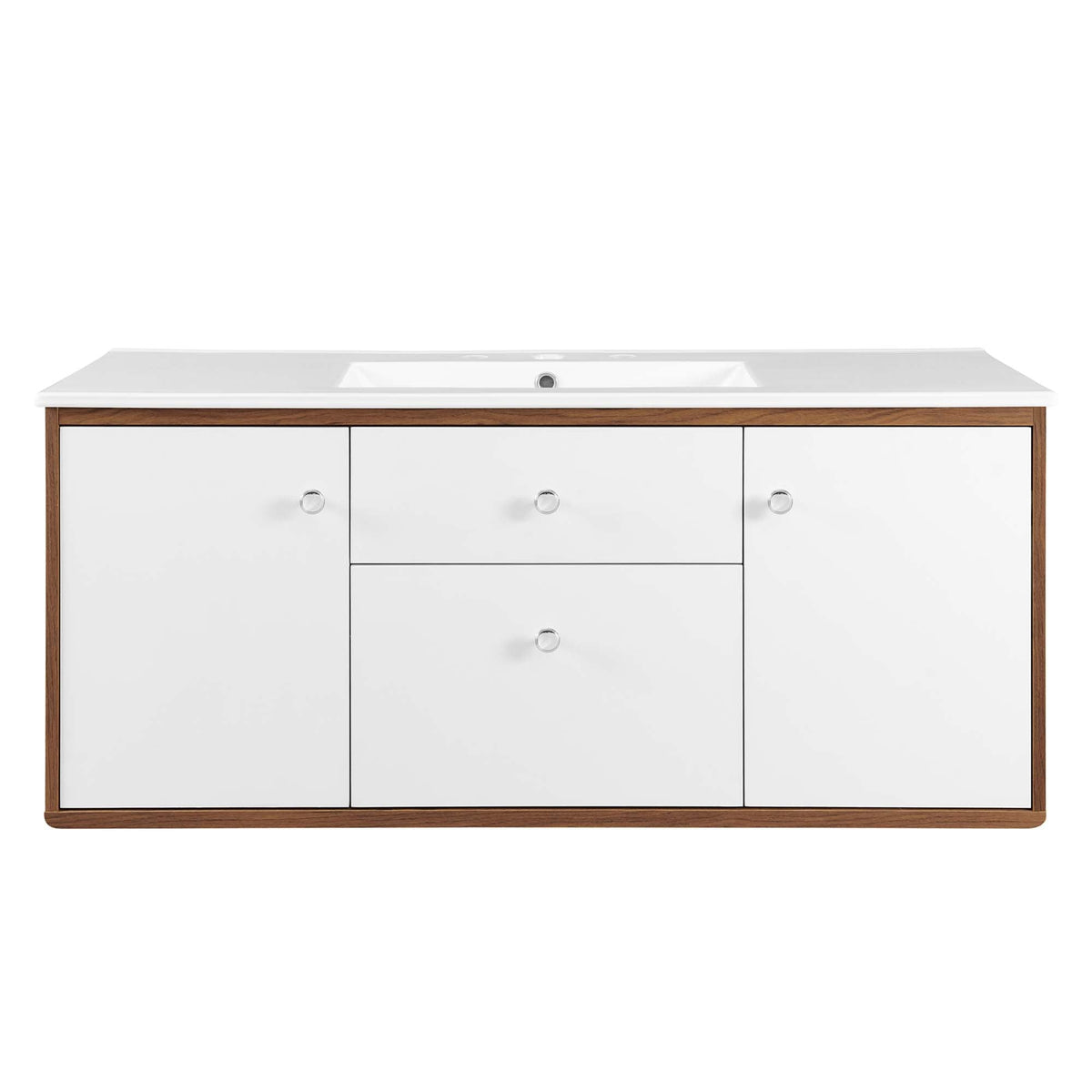 Transmit Wall-Mount Bathroom Vanity Basin Included