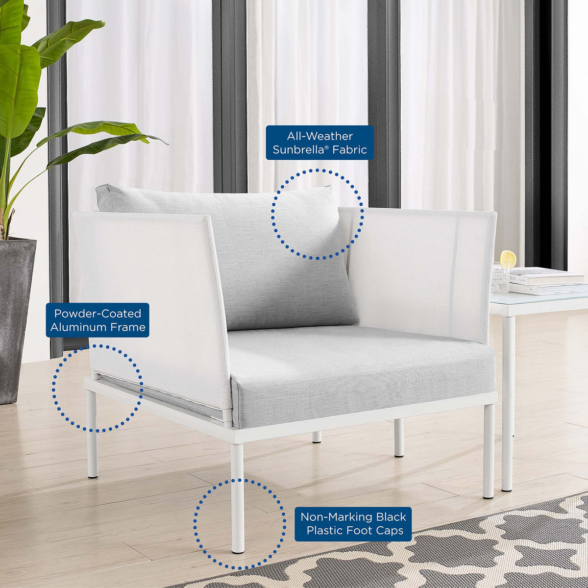 Harmony Sunbrella® Outdoor Aluminum Armchair
