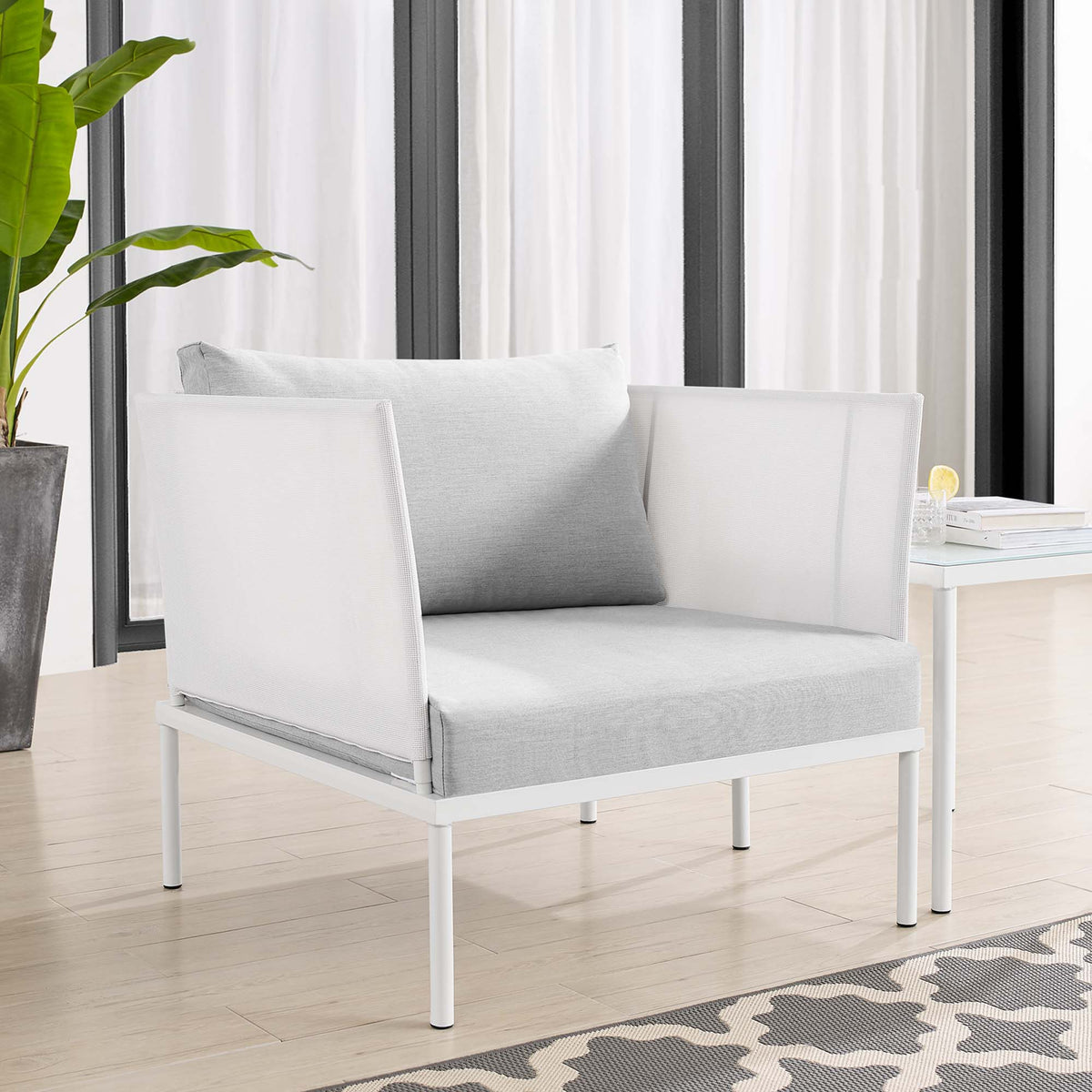 Harmony Sunbrella® Outdoor Aluminum Armchair