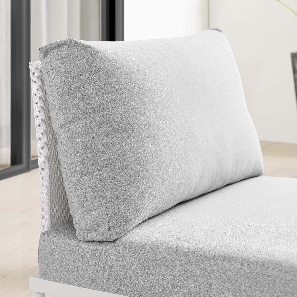 Harmony Sunbrella® Outdoor Aluminum Armless Chair