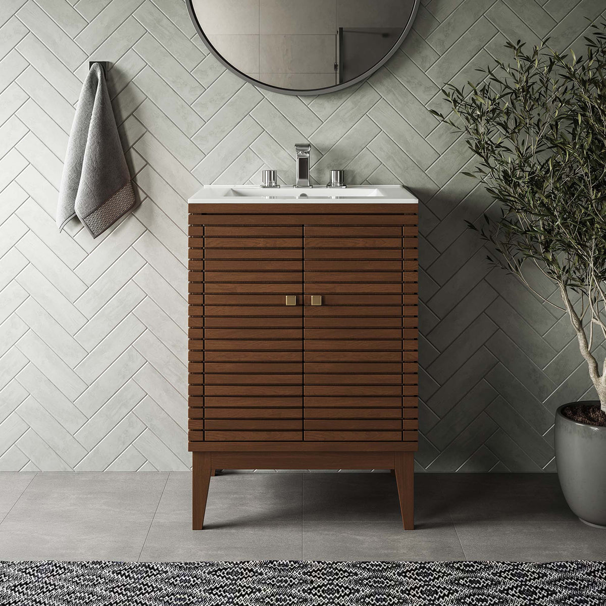 Ledger Bathroom Cabinet Basin Not Included