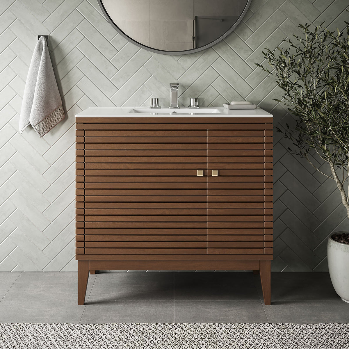 Ledger Bathroom Vanity Basin Included