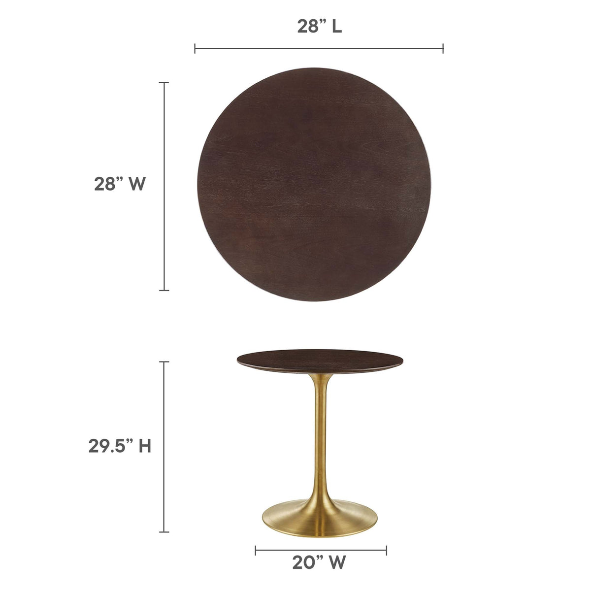 Lippa Round 28" Dining Table
