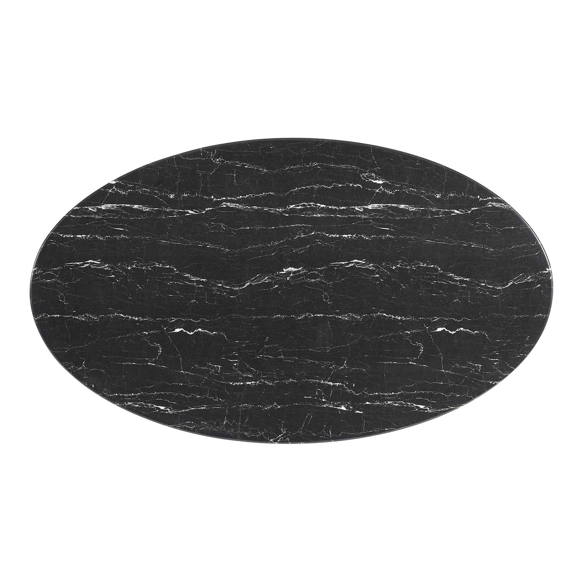 Lippa Oval Artificial Marble Dining Table - view 41