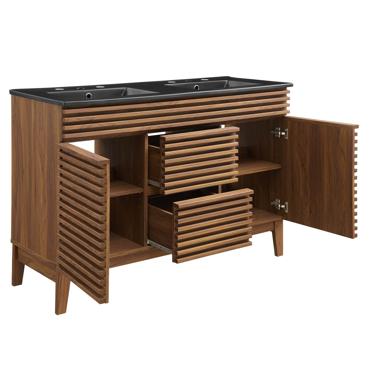 Render 48" Bathroom  Vanity with Black Basin Included - view 10