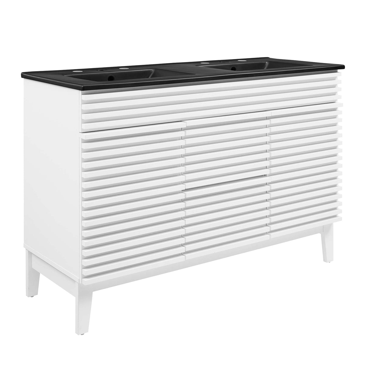Render 48" Bathroom  Vanity with Black Basin Included - view 4