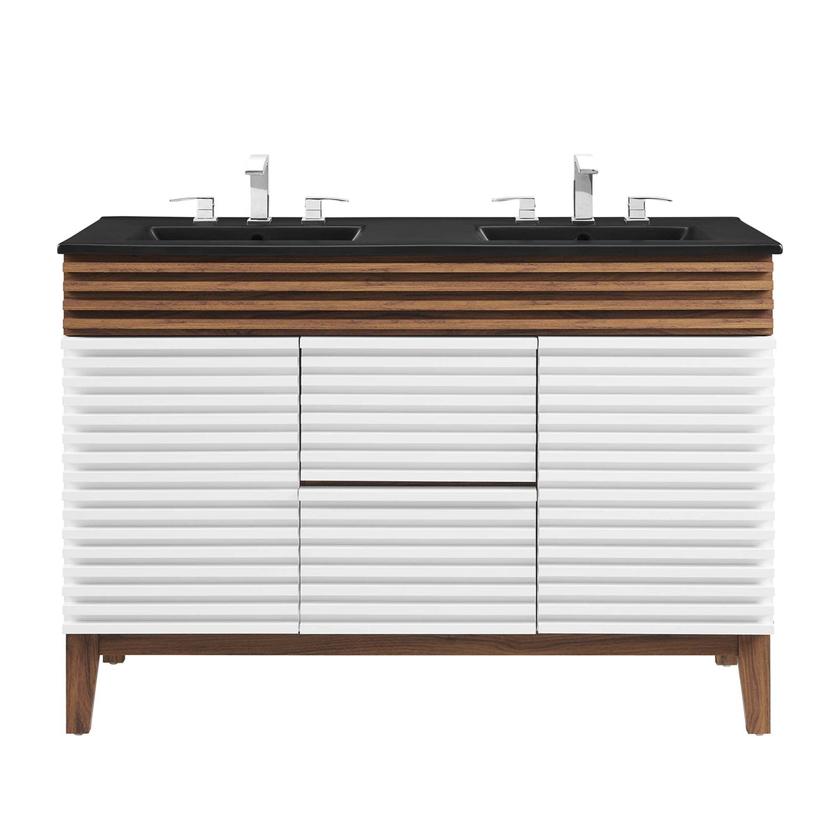 Render 48" Bathroom  Vanity with Black Basin Included - view 32