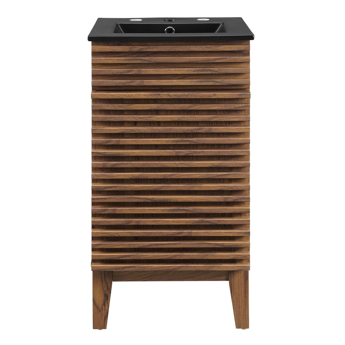 Render Bathroom Vanity with Black Basin Included