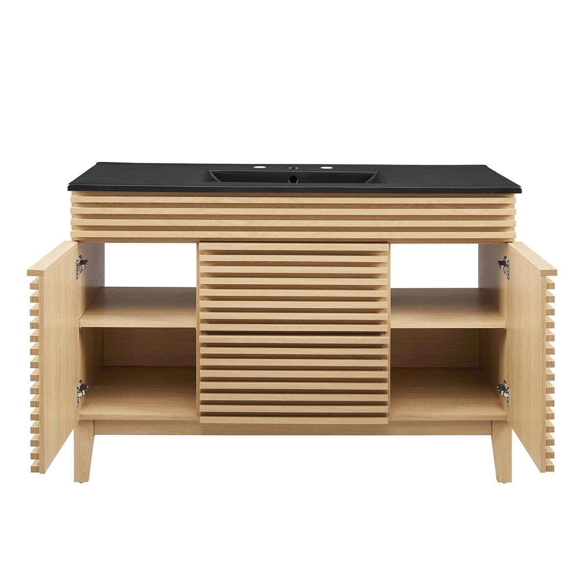 Render 48" Bathroom  Vanity with Black Basin Included - view 42