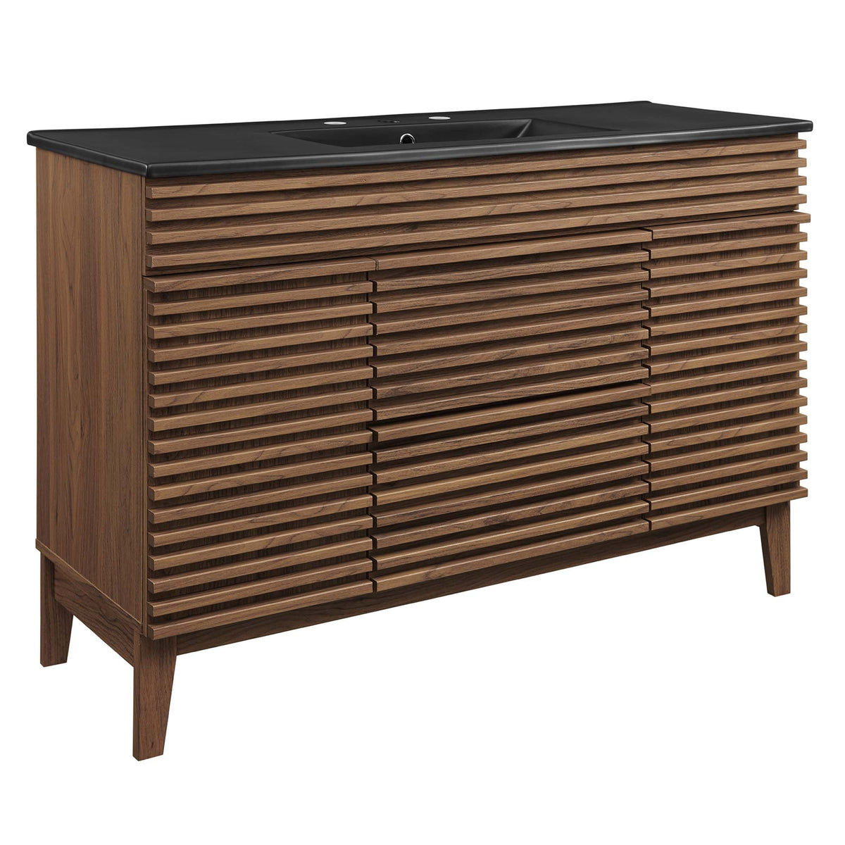 Render 48" Bathroom  Vanity with Black Basin Included - view 7
