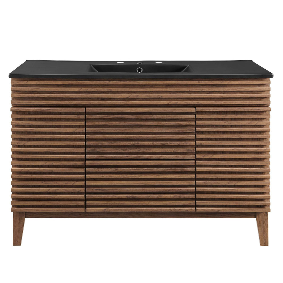Render 48" Bathroom  Vanity with Black Basin Included - view 34