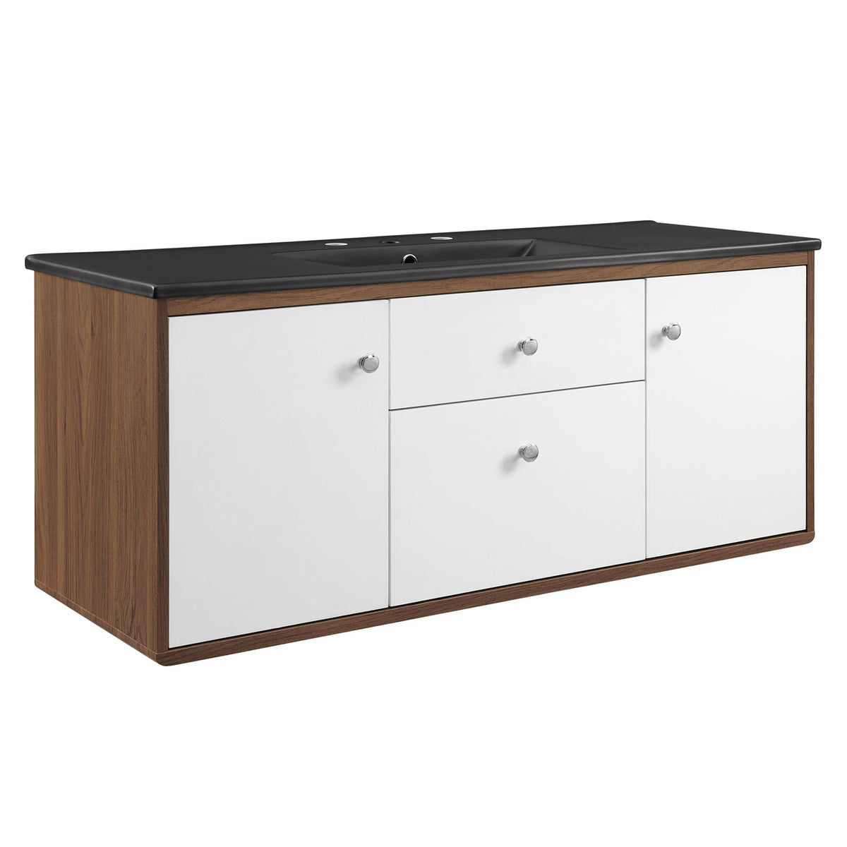 Transmit Wall-Mount Bathroom Vanity Basin Included