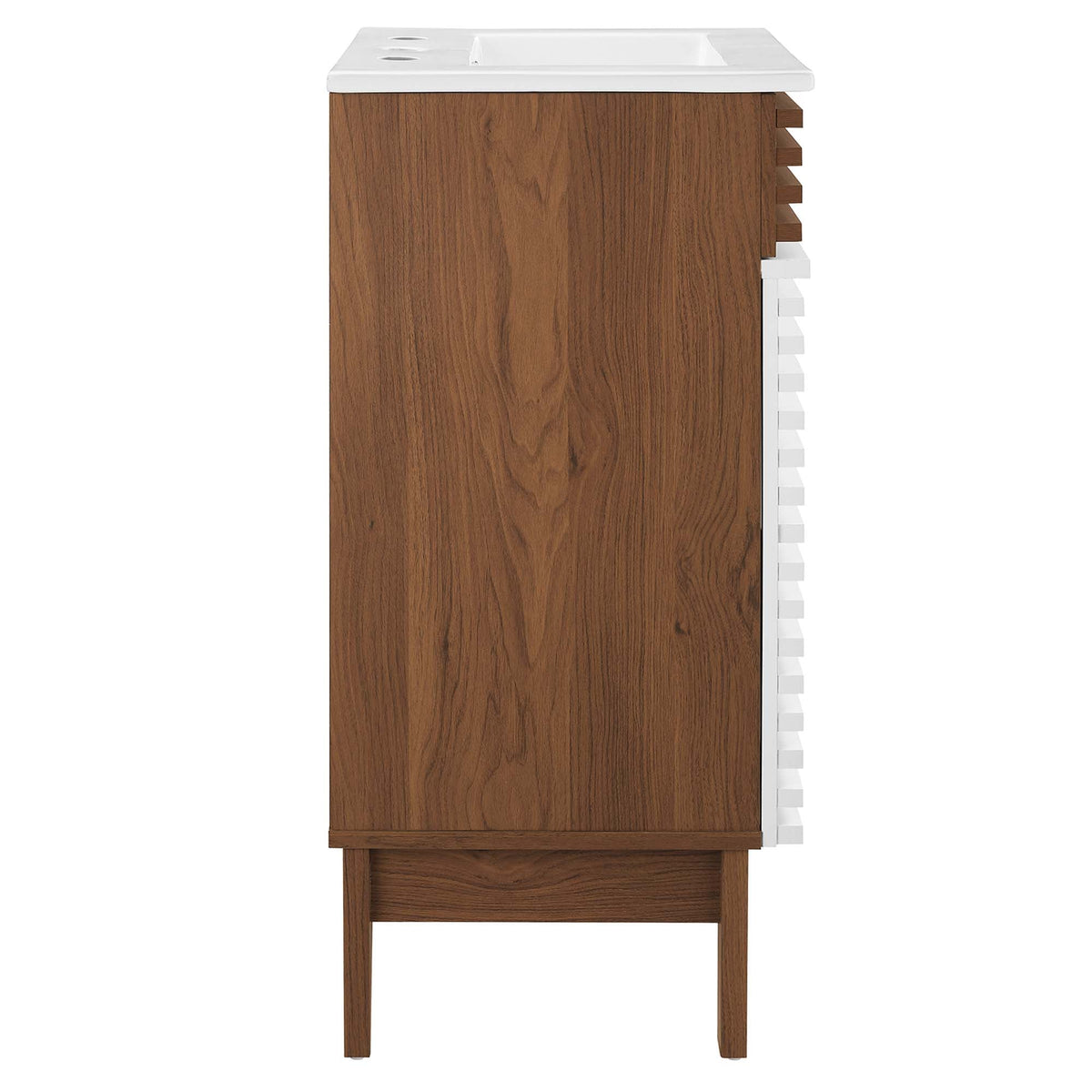 Render 18" and 24" Bathroom Vanities with White Basin Included