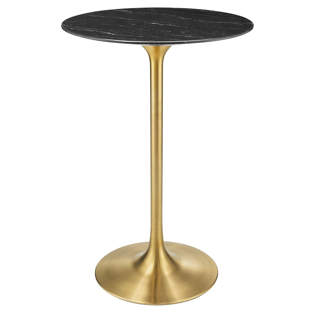 Lippa Round Artificial Marble Bar Table - view 6