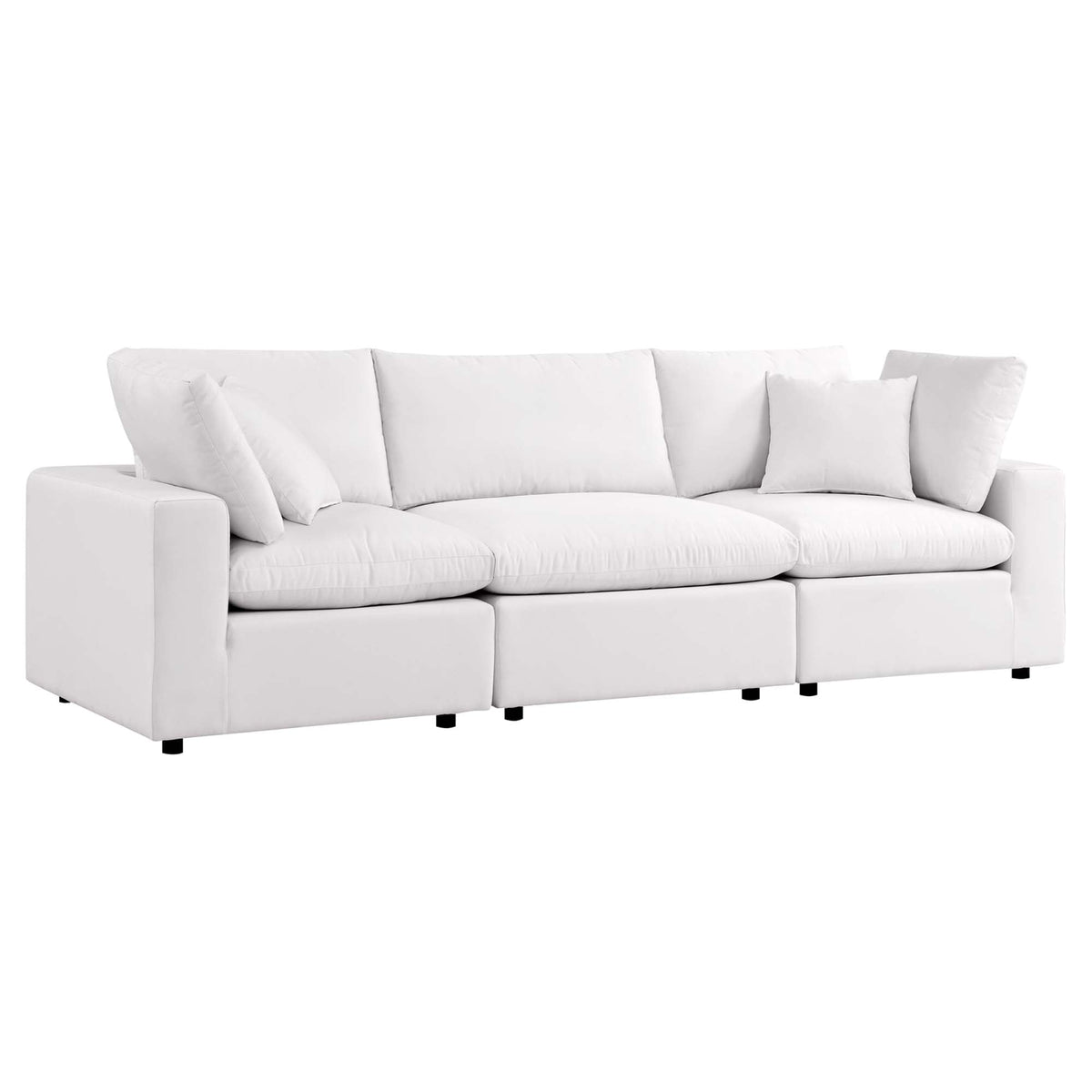 Commix Overstuffed Outdoor Patio Sofa - view 4