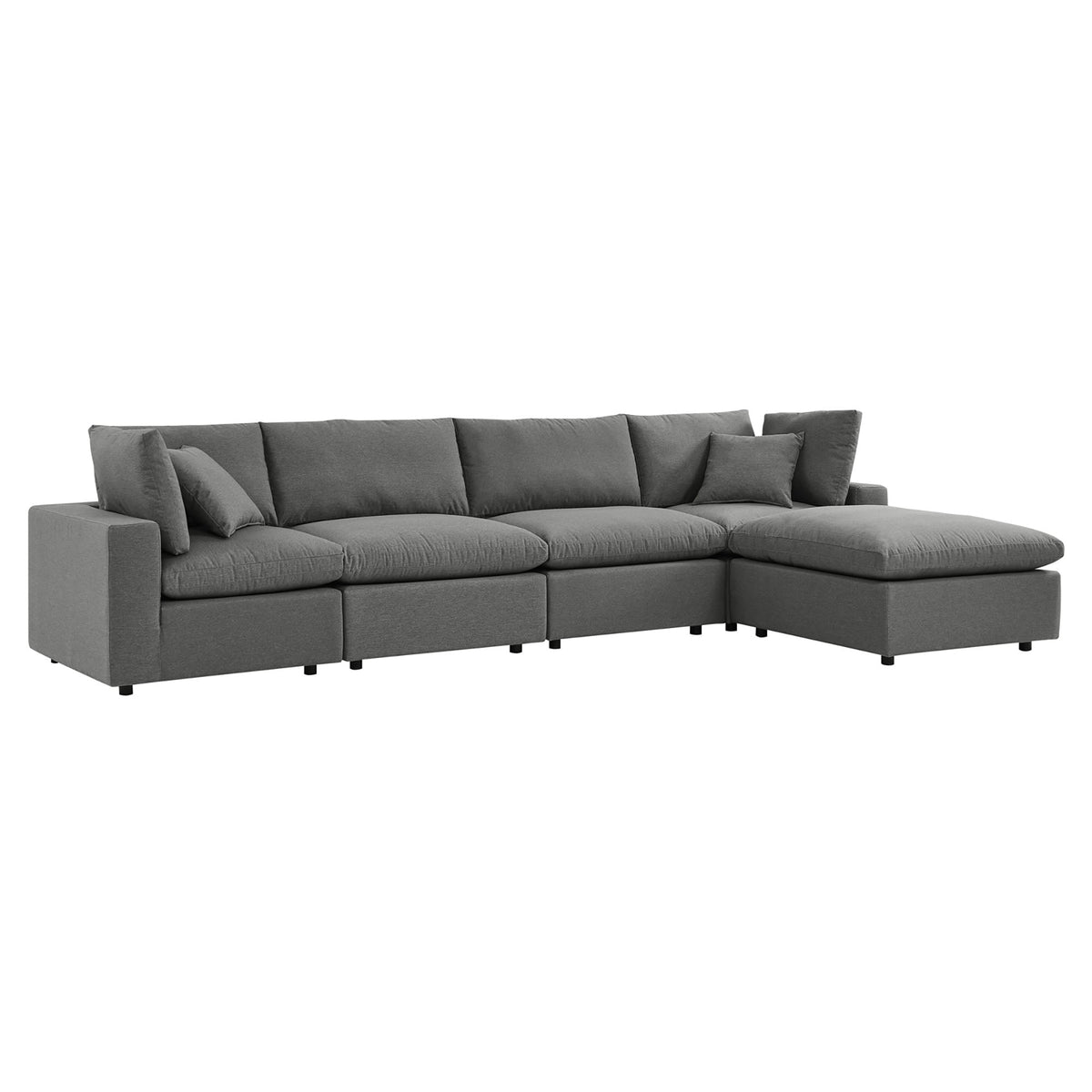 Commix 5-Piece Outdoor Patio Sectional Sofa - view 3