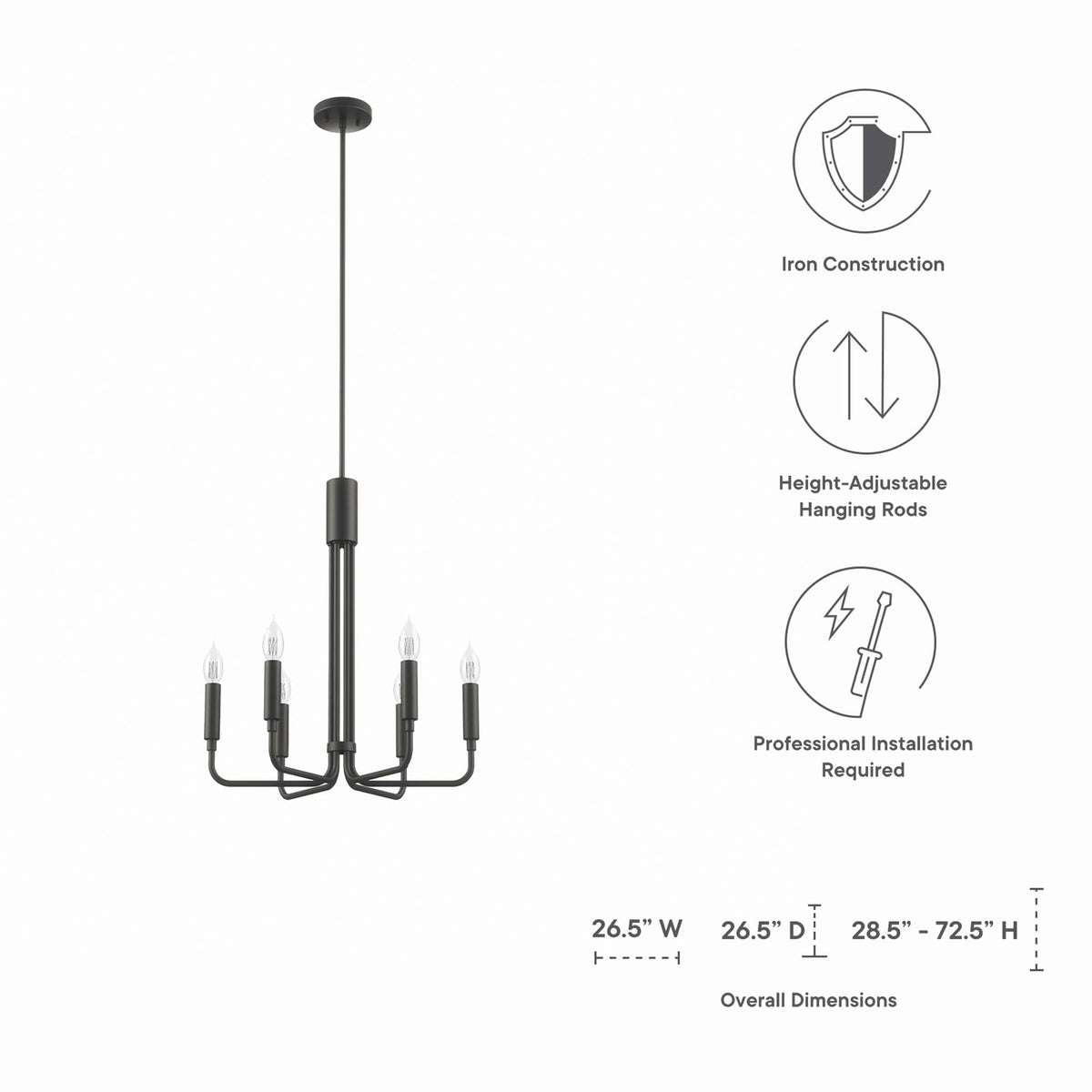 Rekindle 6-Light Chandelier - view 19
