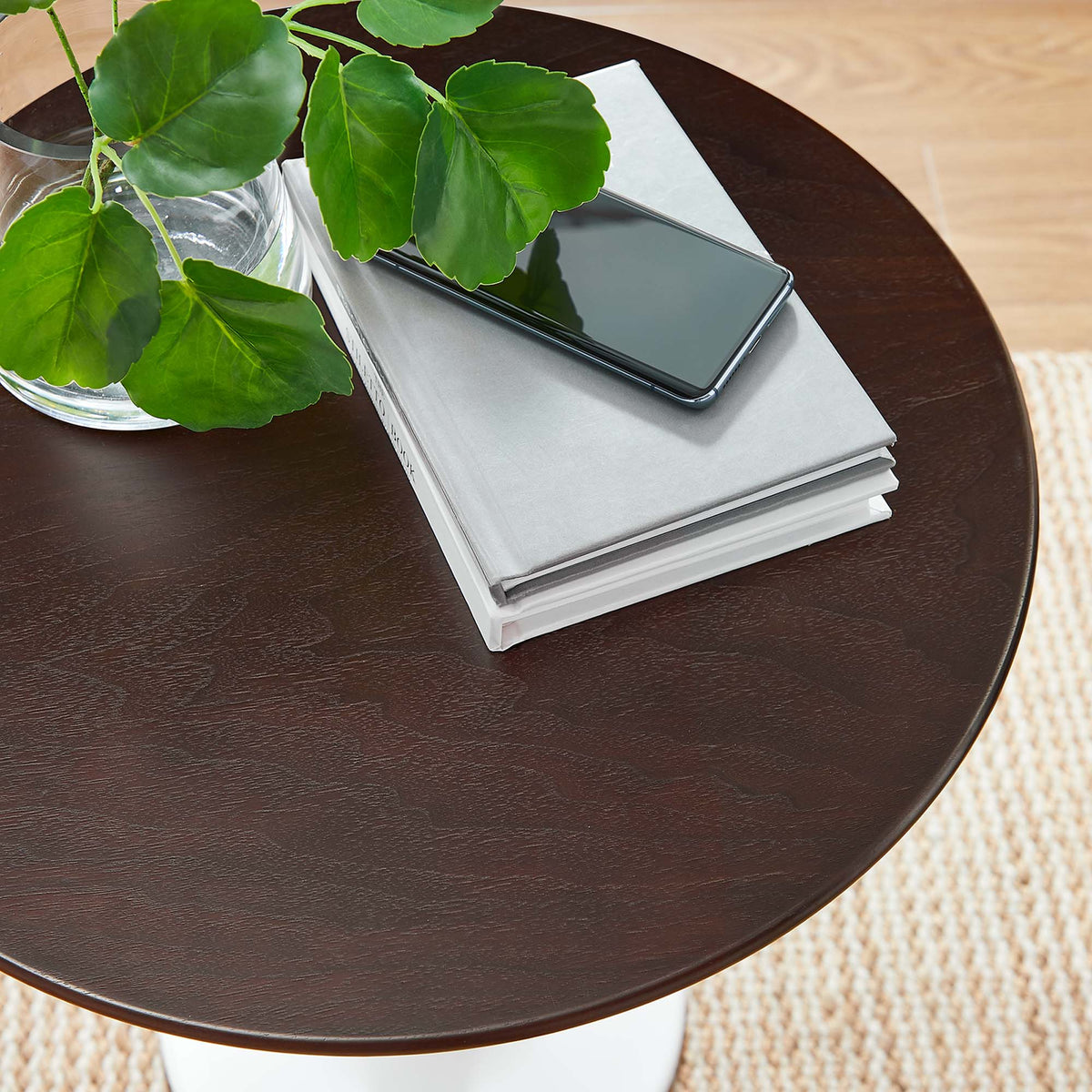 Lippa Round Wood Side Table