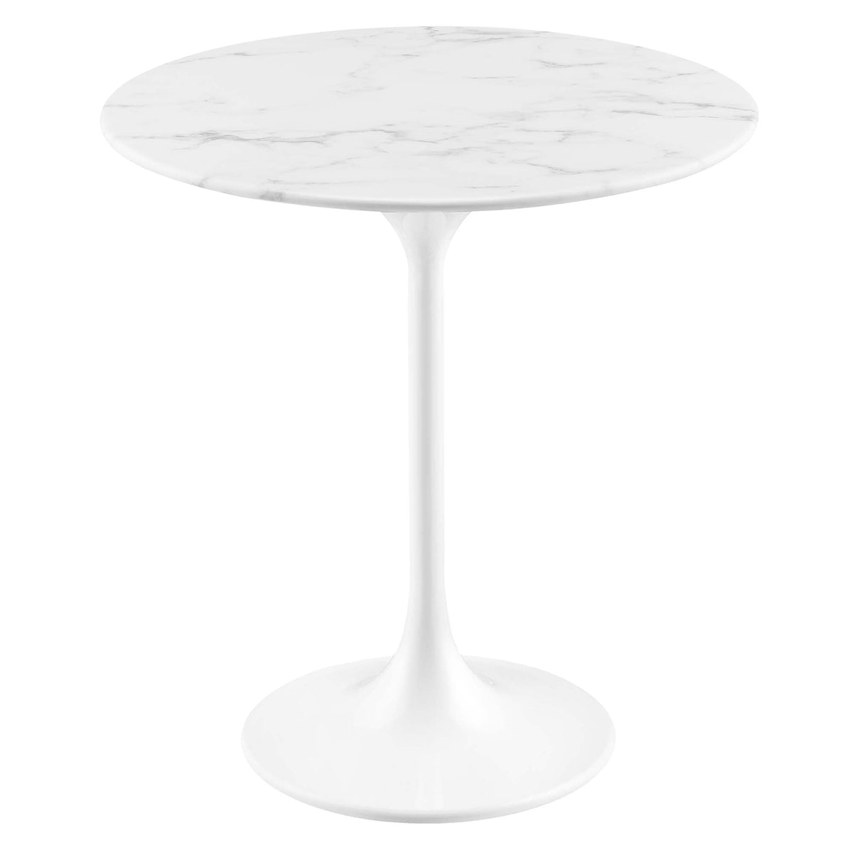 Lippa Round Artificial Marble Side Table - view 2