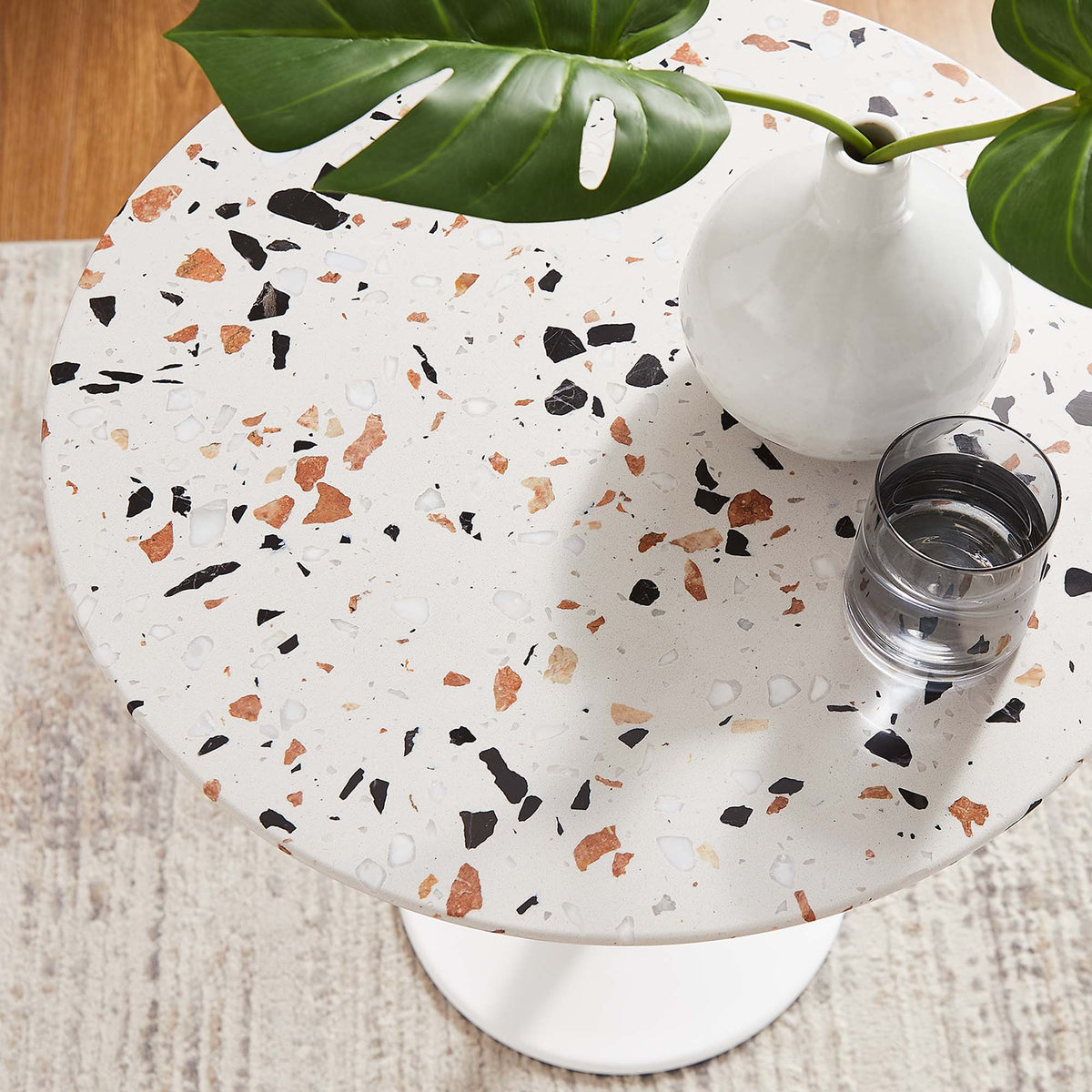 Lippa Round Terrazzo Side Table - view 16