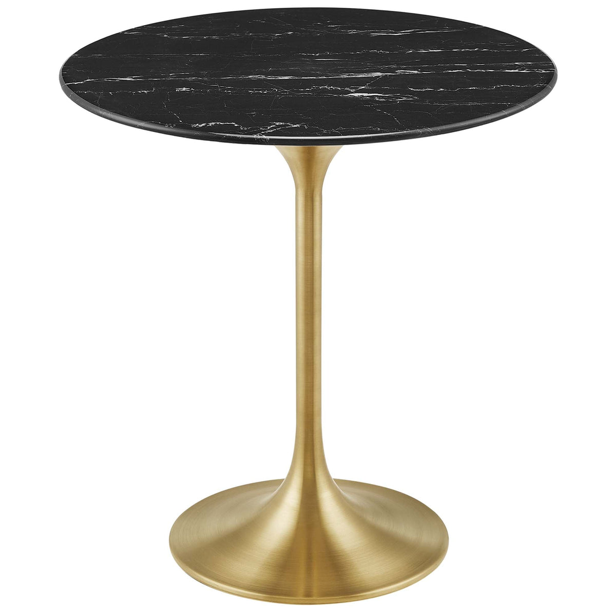 Lippa Round Artificial Marble Side Table - view 3