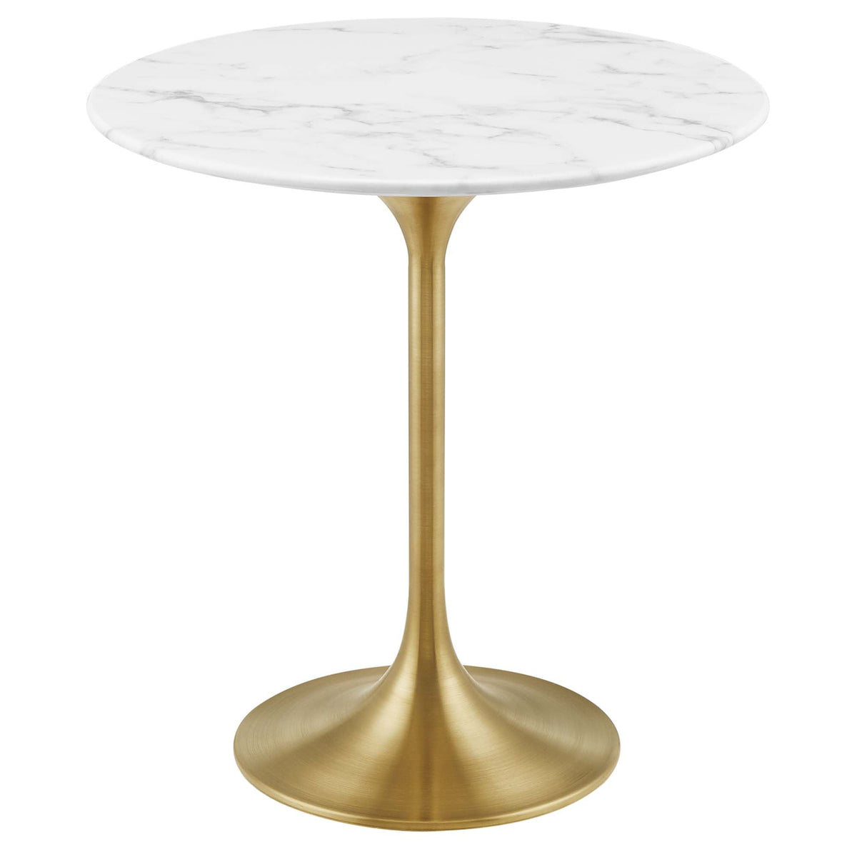 Lippa Round Artificial Marble Side Table - view 4