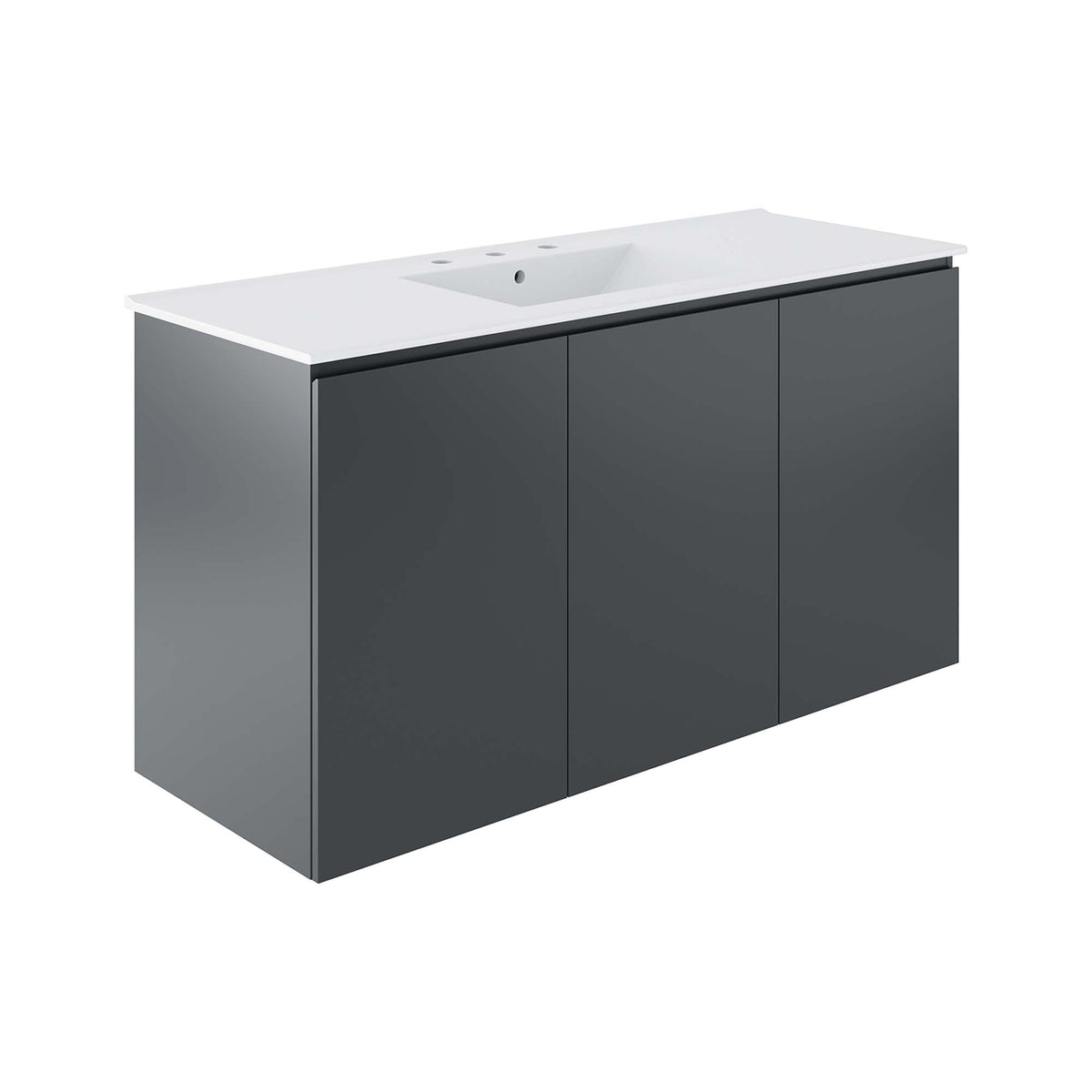 Bryn Wall-Mount Bathroom Vanity Basin Included