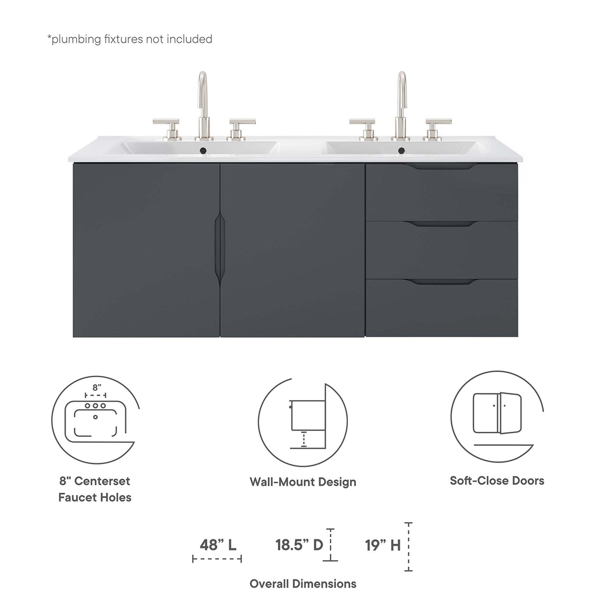 Vitality Bathroom Vanity Basin Included