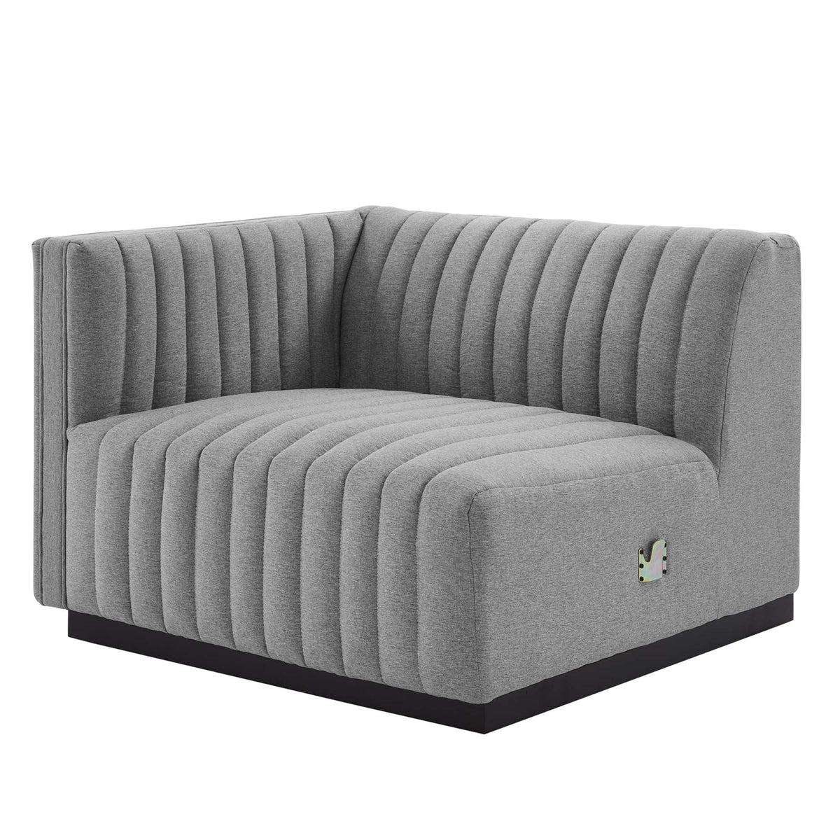 Conjure Channel Tufted Upholstered Fabric Sofa - view 5