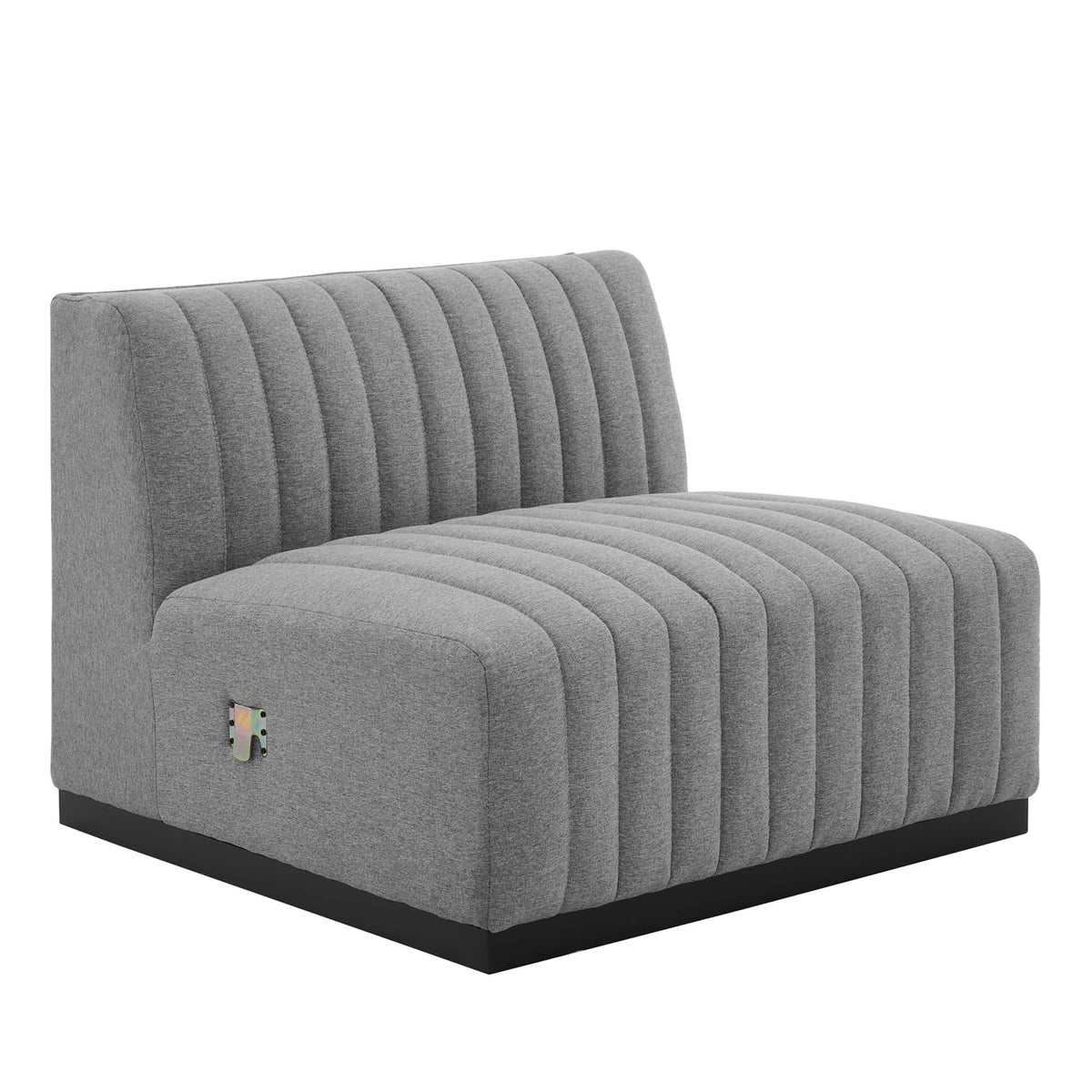 Conjure Channel Tufted Upholstered Fabric Sofa - view 11