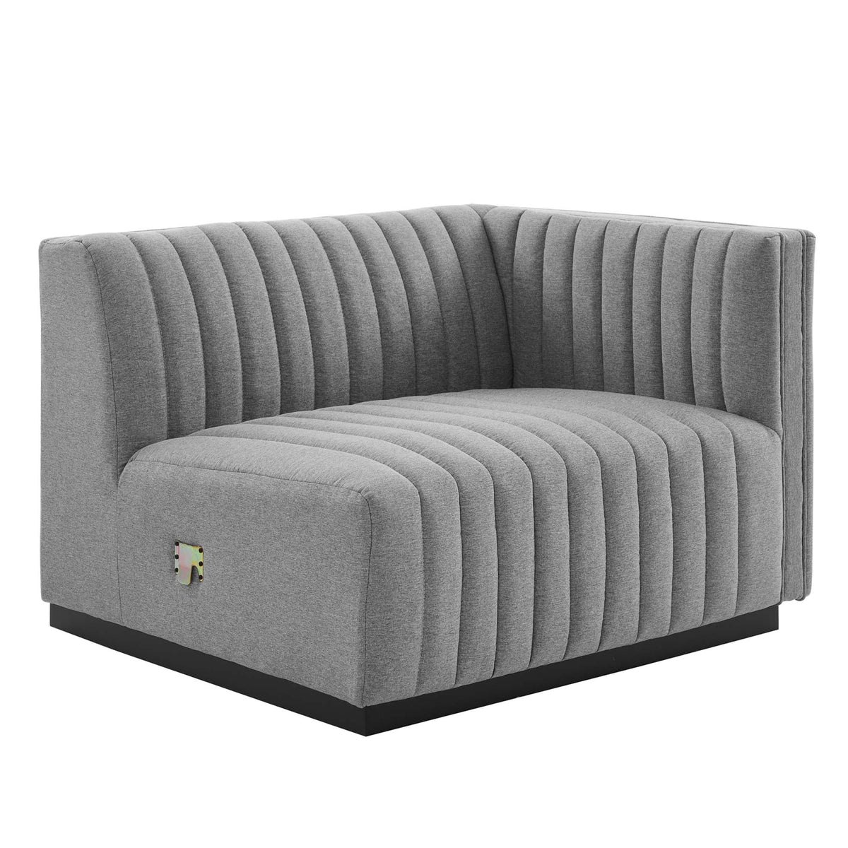 Conjure Channel Tufted Upholstered Fabric Sofa - view 17