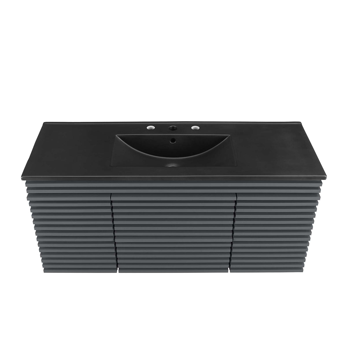 Render 48" Wall-Mount Bathroom Vanity Basin Included