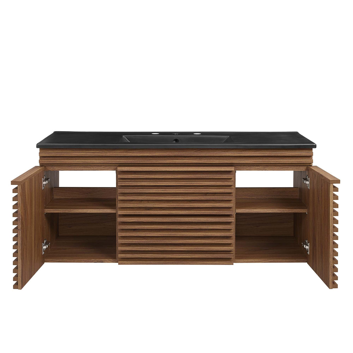 Render 48" Wall-Mount Bathroom Vanity Basin Included