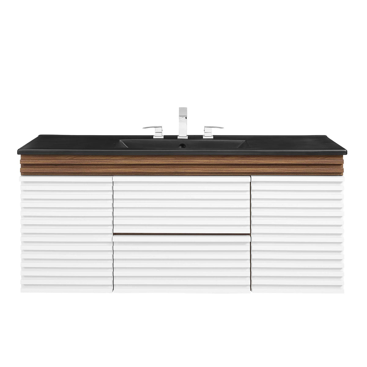 Render 48" Wall-Mount Bathroom Vanity Basin Included
