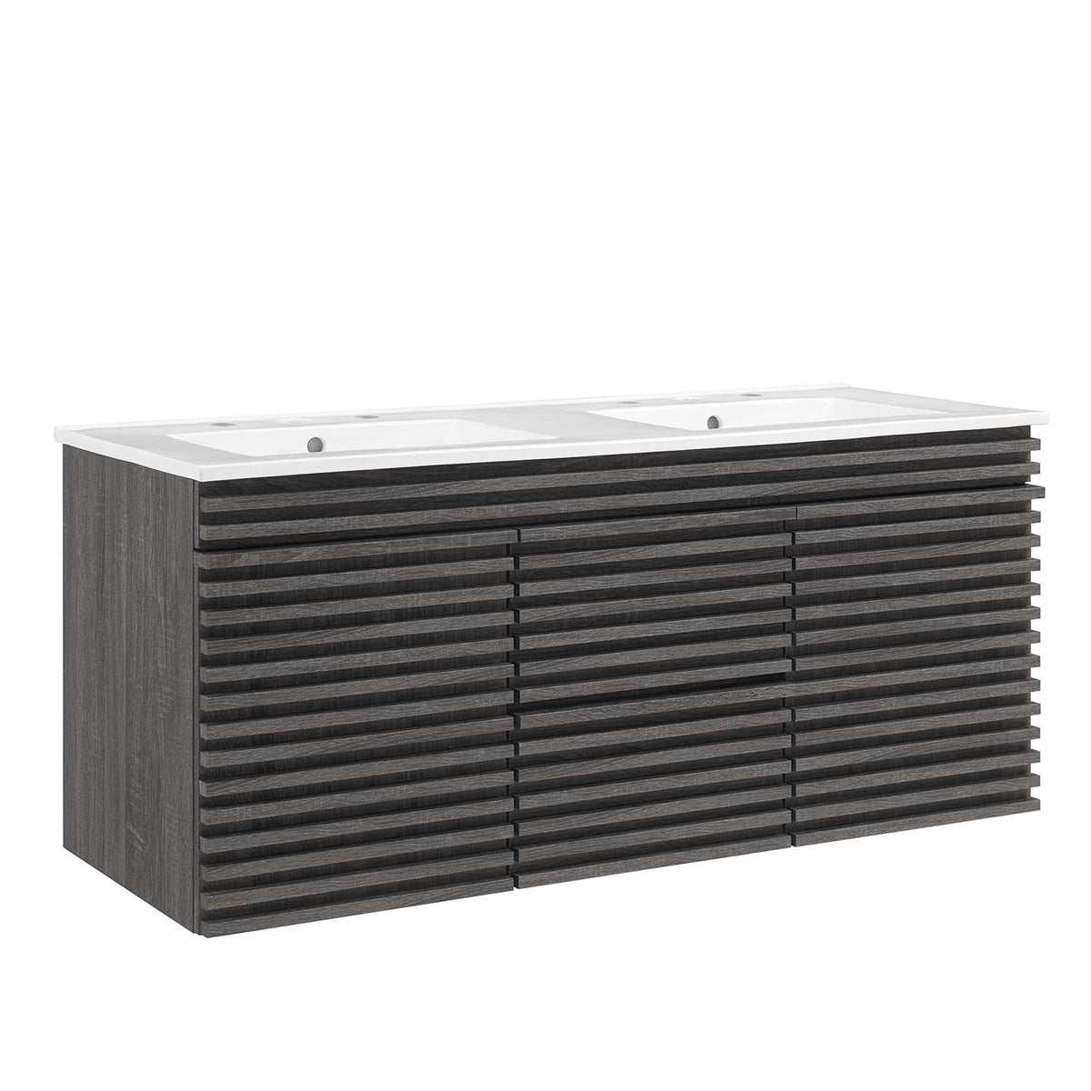 Render 48" Wall-Mount Bathroom Vanity Basin Included
