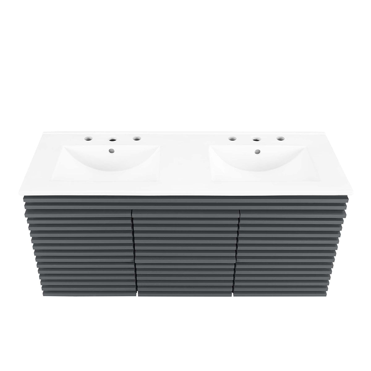 Render 48" Wall-Mount Bathroom Vanity Basin Included