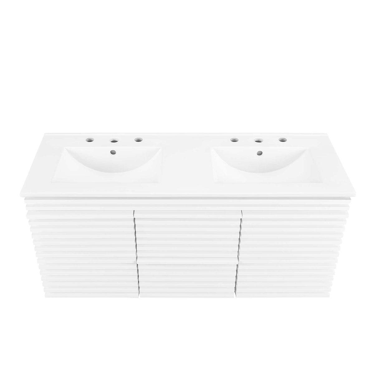 Render 48" Wall-Mount Bathroom Vanity Basin Included