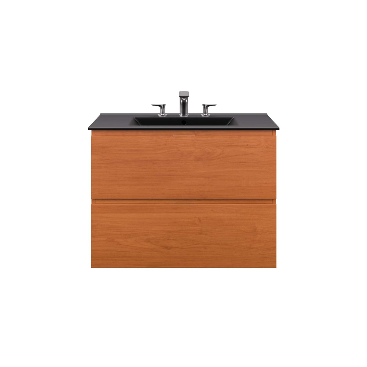 Scenic Wall-Mount Bathroom Vanity Basin Included