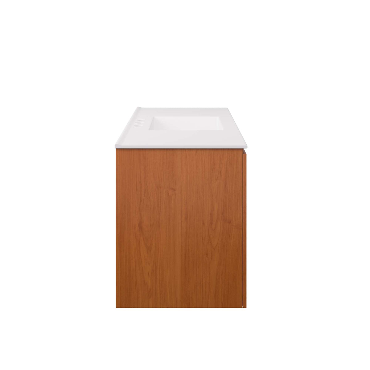 Scenic Wall-Mount Bathroom Vanity Basin Included