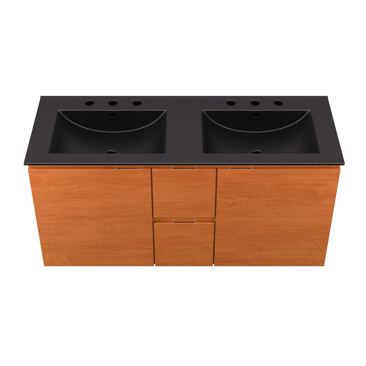 Scenic 48" Double Wall-Mount Bathroom Vanity