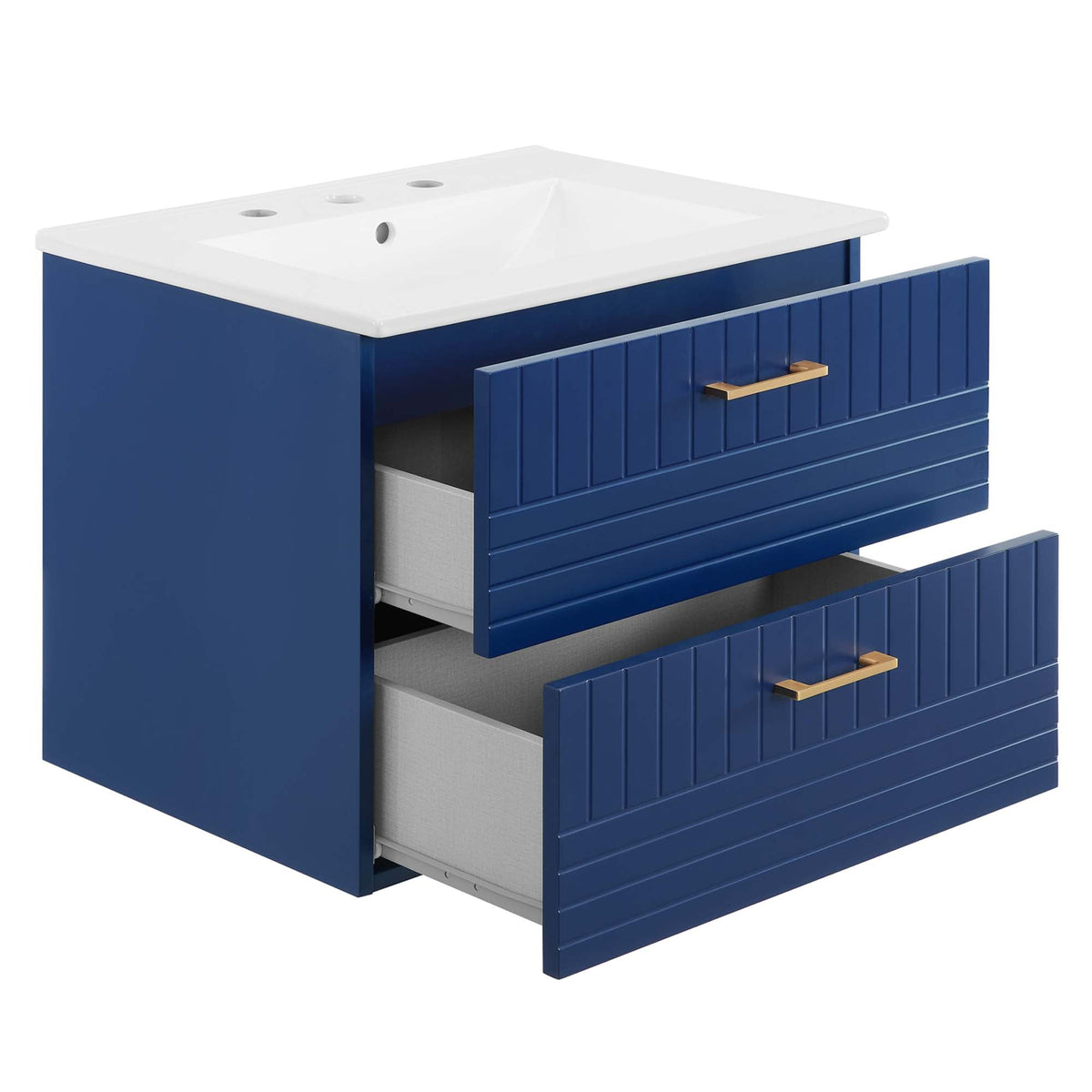Daybreak Wall-Mount Bathroom Vanity Basin Included