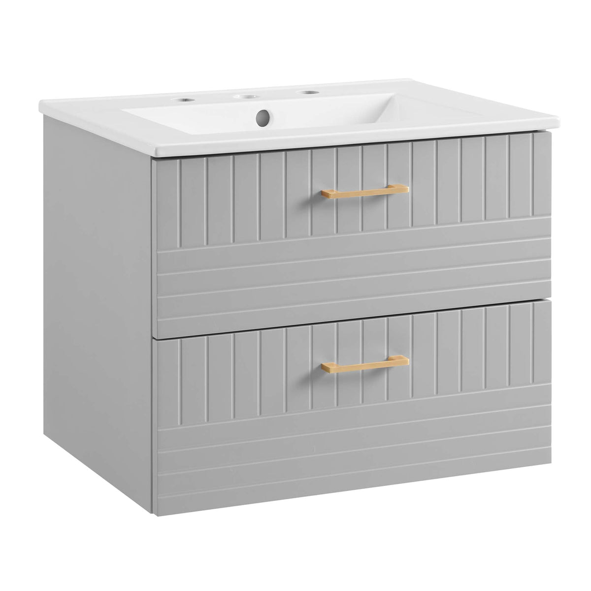 Daybreak Wall-Mount Bathroom Vanity Basin Included