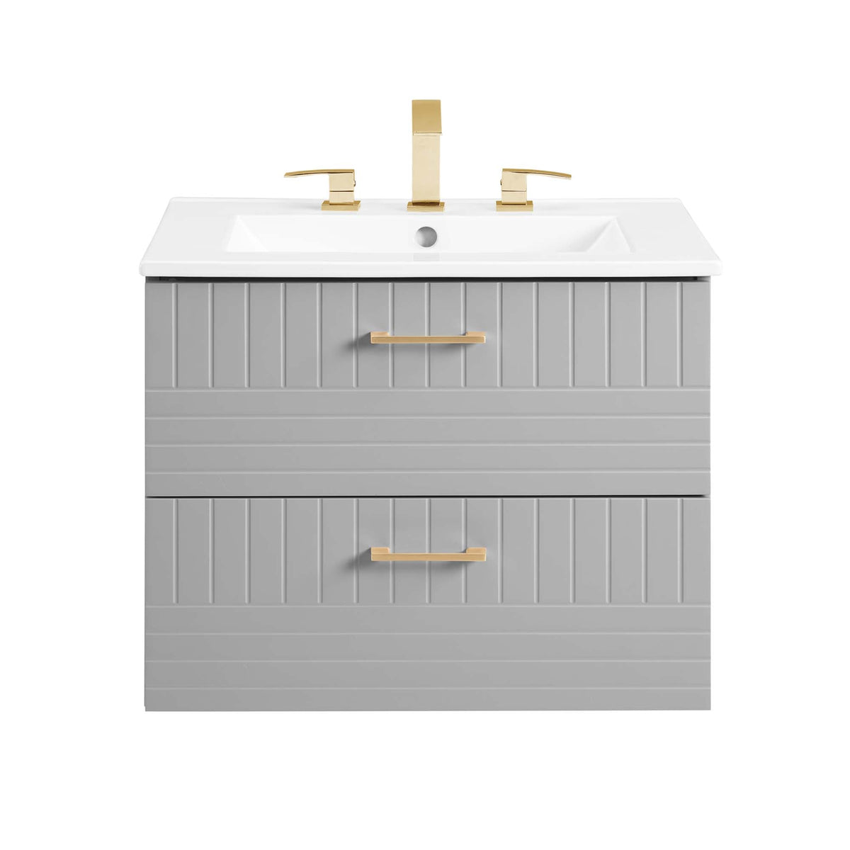 Daybreak Wall-Mount Bathroom Vanity Basin Included