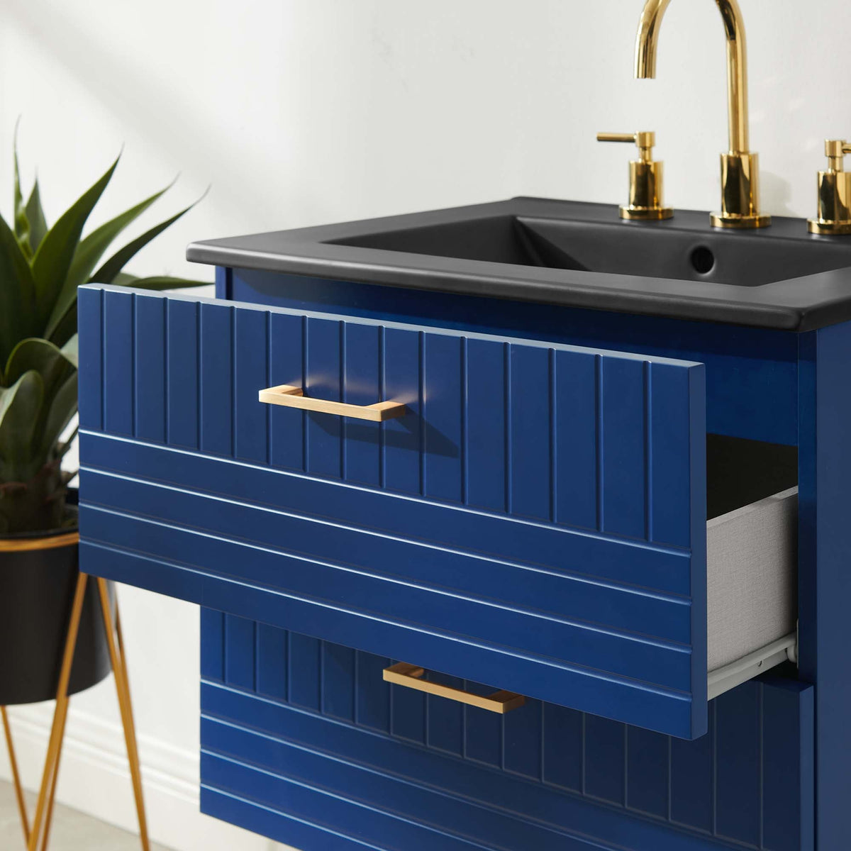 Daybreak Wall-Mount Bathroom Vanity Basin Included
