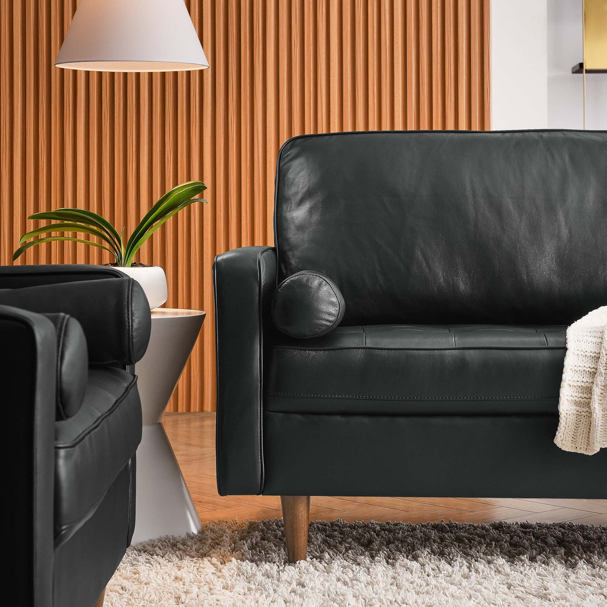 Valour 88" Leather Sofa - view 13