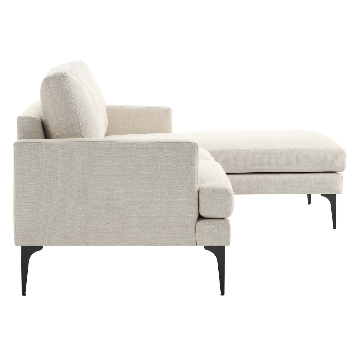 Evermore Right-Facing Upholstered Fabric Sectional Sofa - view 6