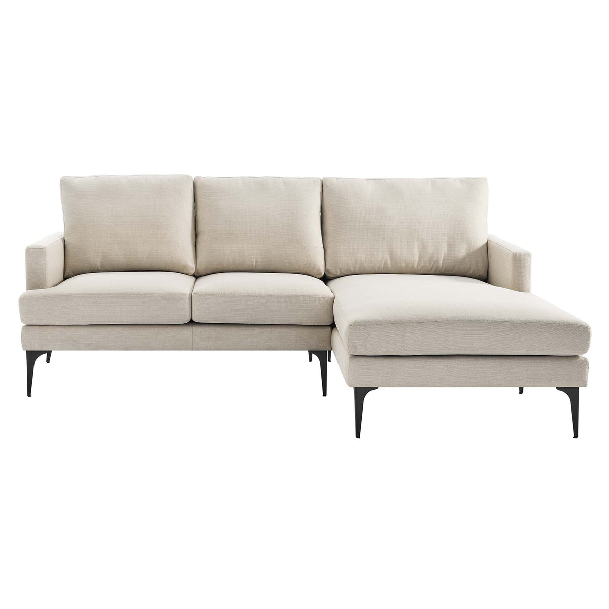 Evermore Right-Facing Upholstered Fabric Sectional Sofa - view 10