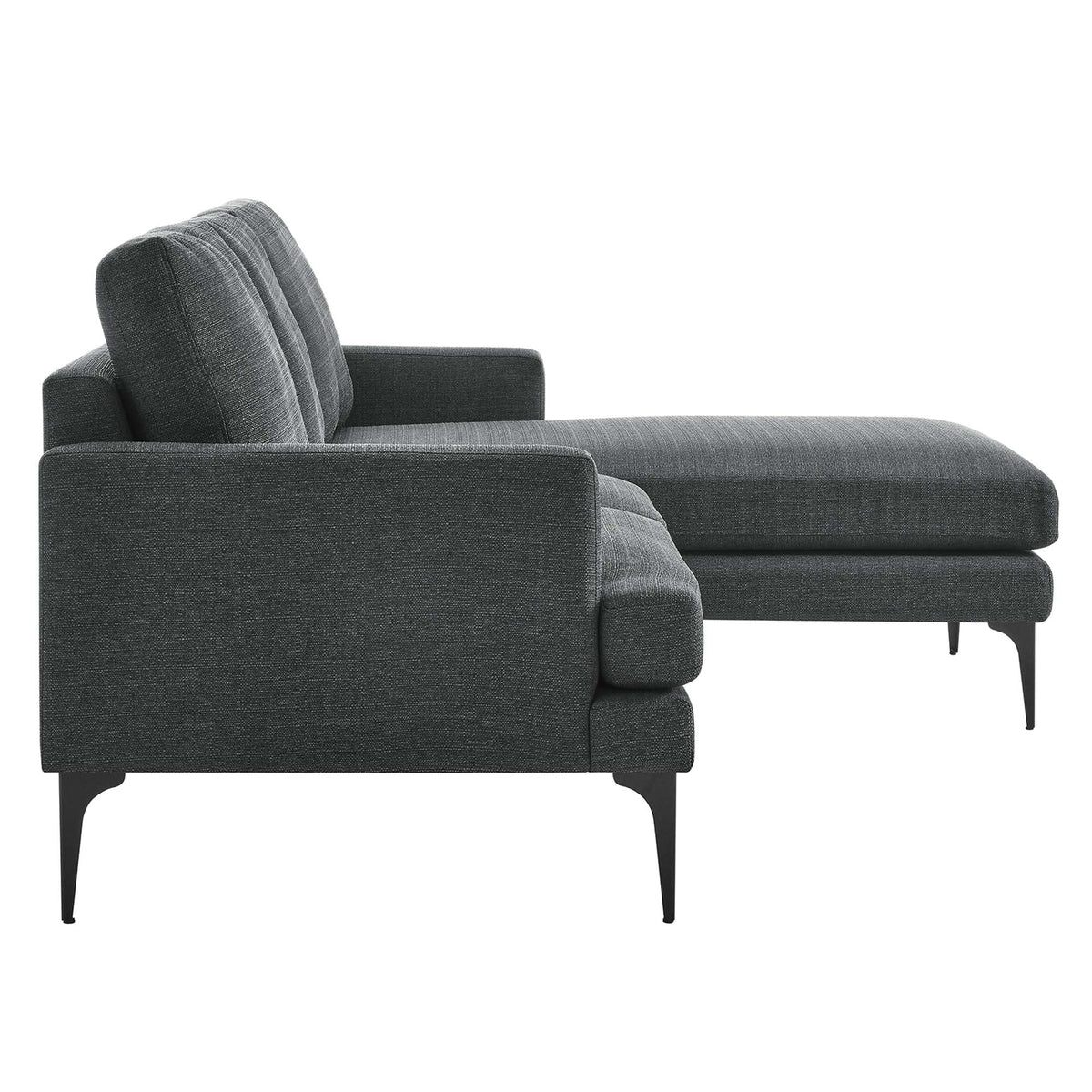 Evermore Right-Facing Upholstered Fabric Sectional Sofa - view 7